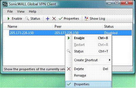 setup global vpn client sonicwall